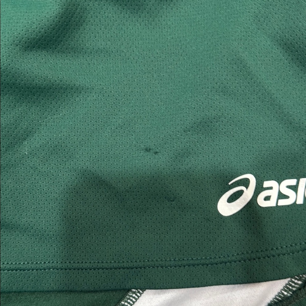 Asics Women's Green Running Shorts (Lined) - Picture 4 of 5